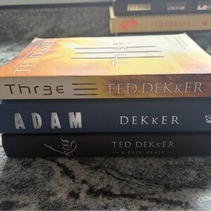 Ted Dekker Book Set - Three, Adam, Kiss